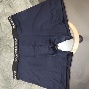 Scotch & Soda Men's Navy Boxer Briefs new small